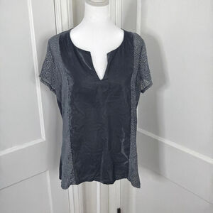 Anthropologie Dolan Left Coast Top Womens XL Gray Tee Goth Whimsigoth Tee